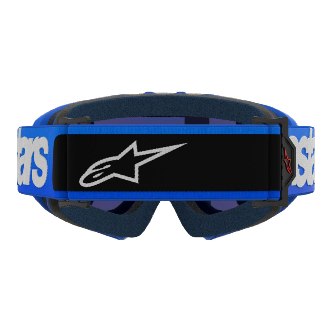 Kros naočale Alpinestars Youth Vision Blaze plave – zrcalne plave leće