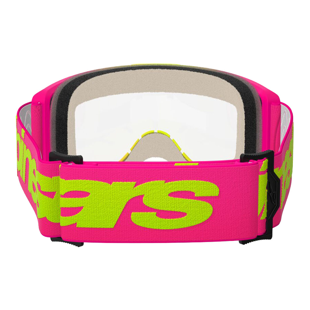 Kros naočale Alpinestars Vision 5 roza/žute – prozirne leće