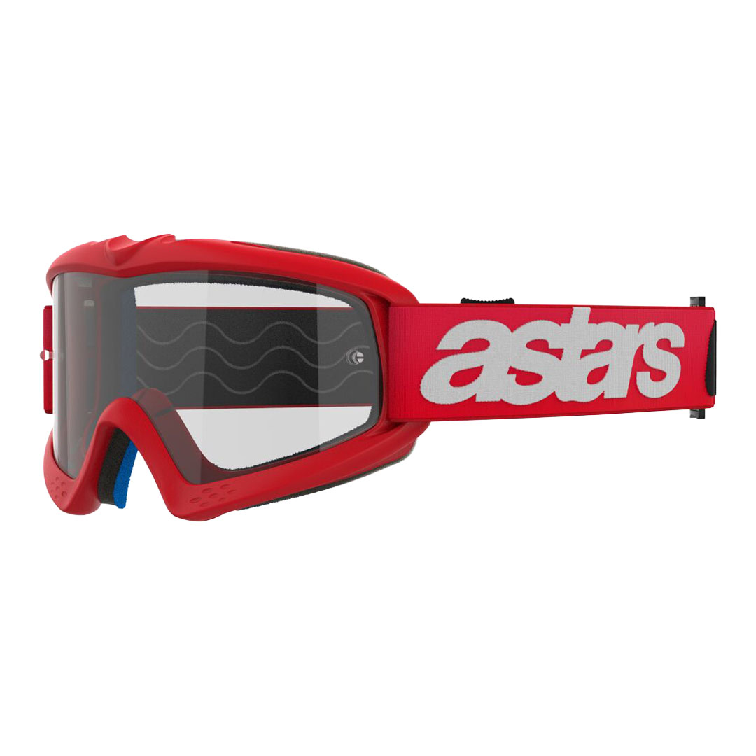 Kros naočale Alpinestars Youth Vision Blaze crvene – prozirna leća