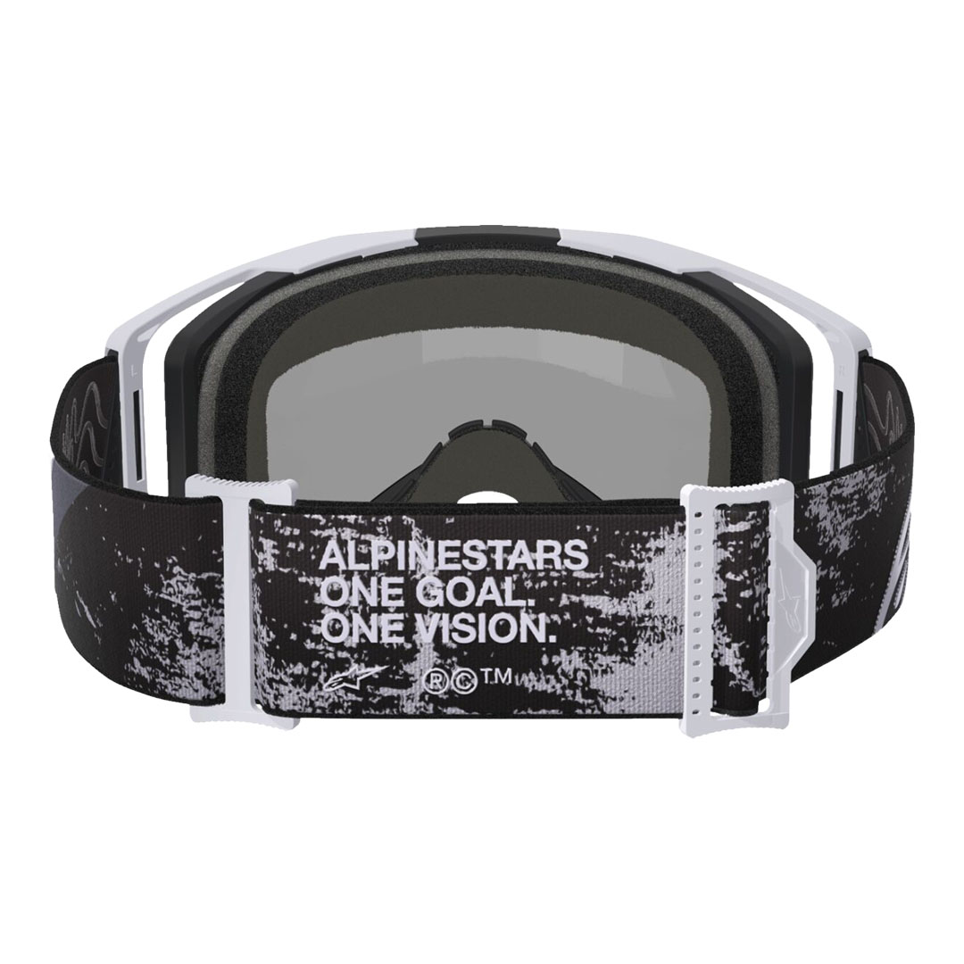 Kros naočale Alpinestars Vision 8 Lahnd sive/srebrne – srebrna zrcalna leća