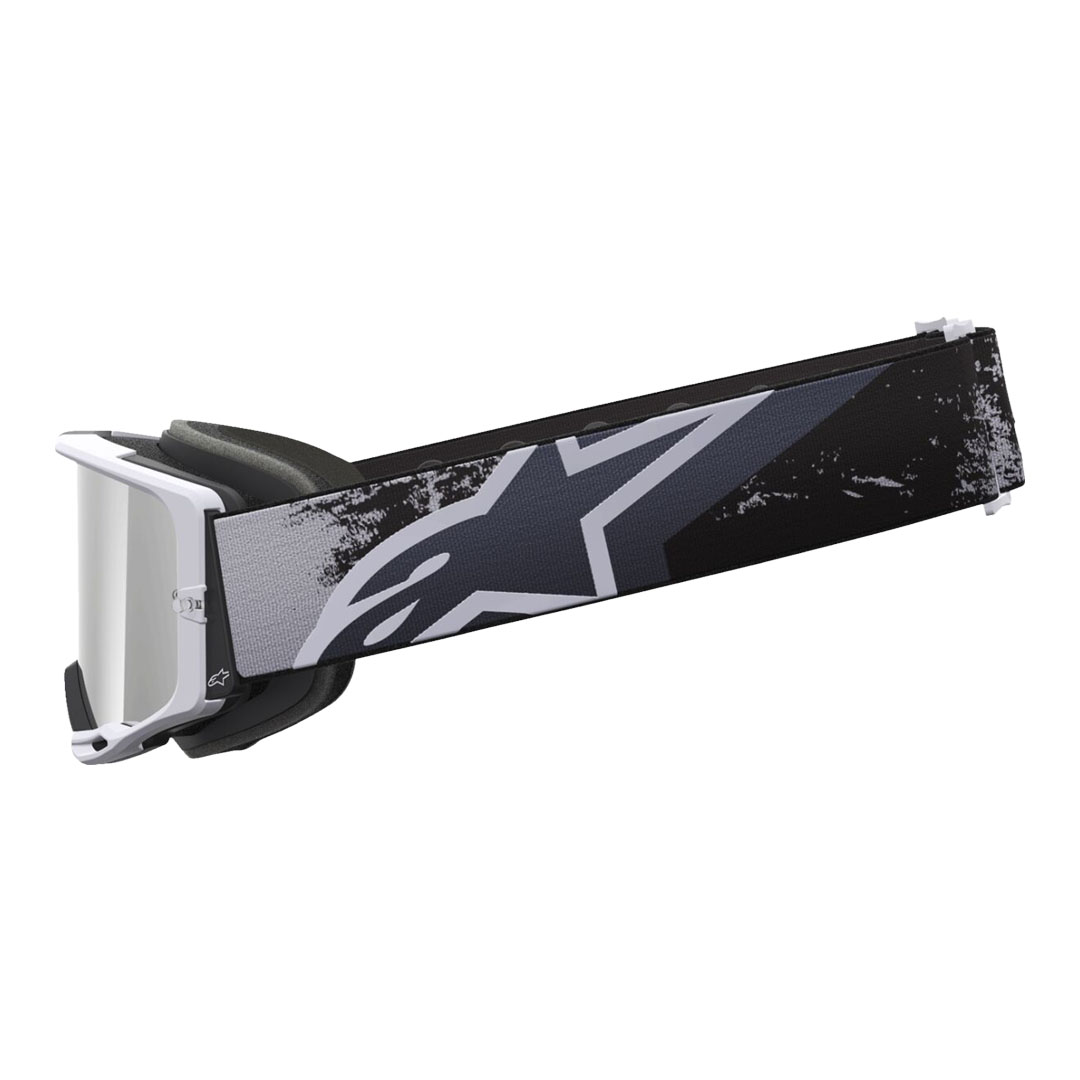 Kros naočale Alpinestars Vision 8 Lahnd sive/srebrne – srebrna zrcalna leća