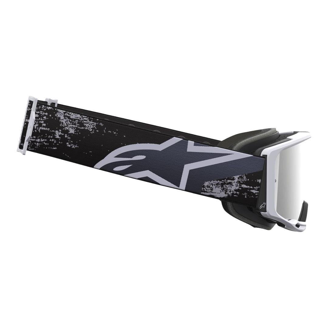 Kros naočale Alpinestars Vision 8 Lahnd sive/srebrne – srebrna zrcalna leća