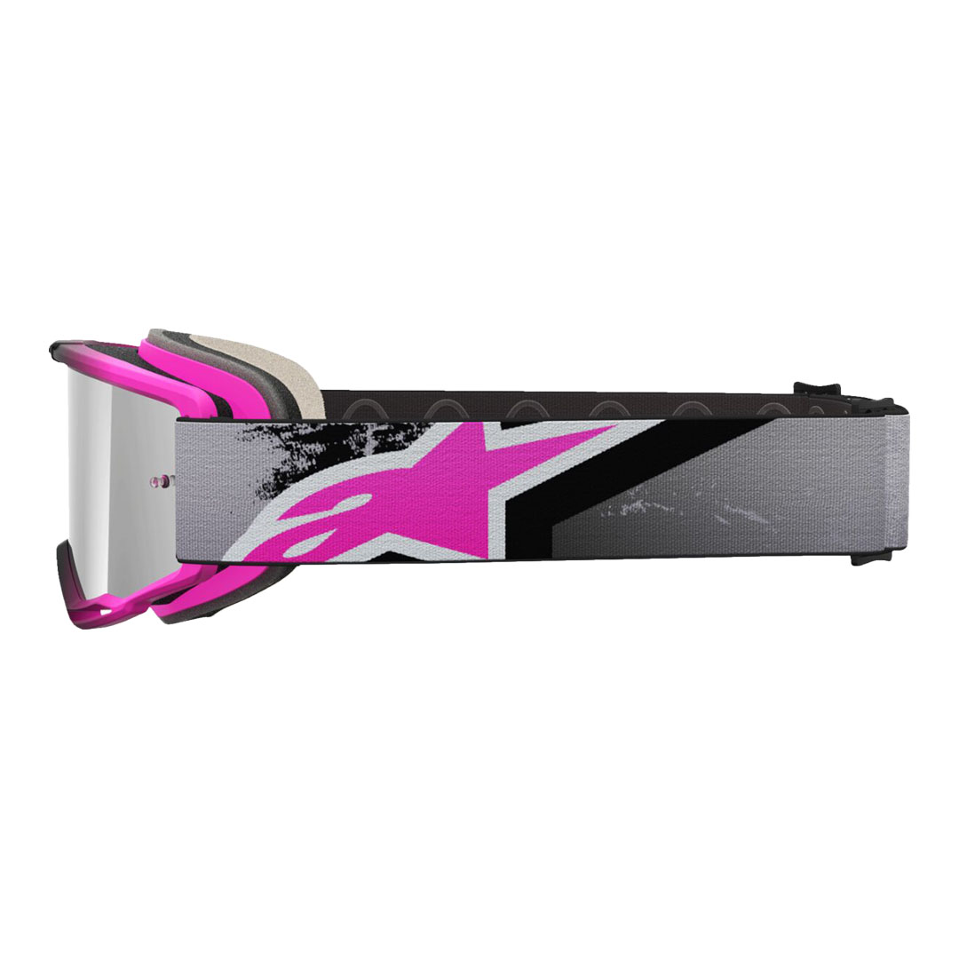 Kros naočale Alpinestars Vision 5 Lahnd siva/roza/srebrna – zrcalna srebrna leća