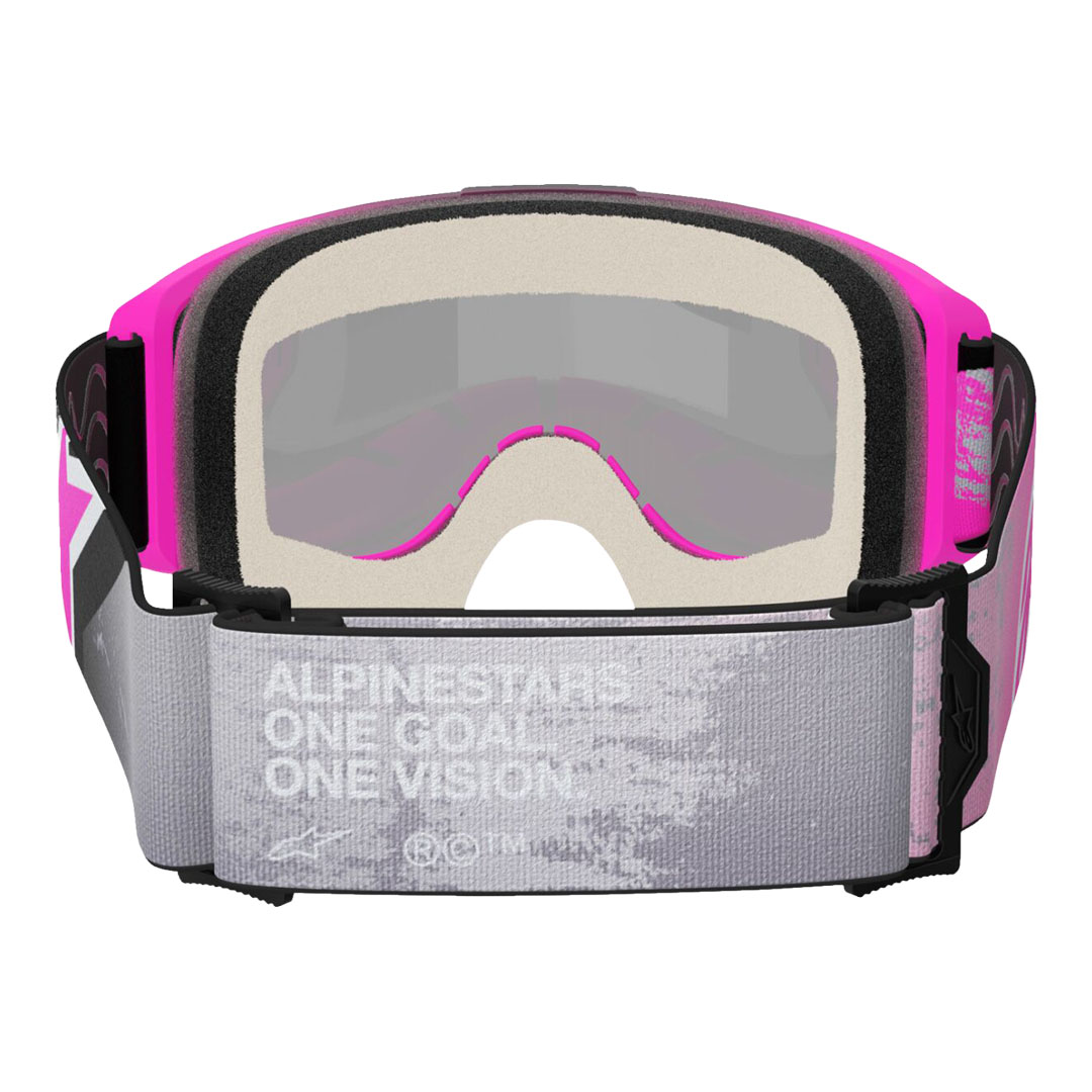 Kros naočale Alpinestars Vision 5 Lahnd siva/roza/srebrna – zrcalna srebrna leća