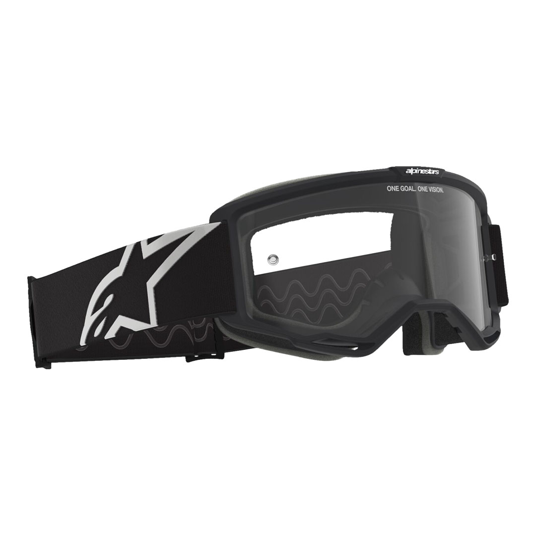 Kros naočale Alpinestars Vision OTG crna/siva – prozirna leća