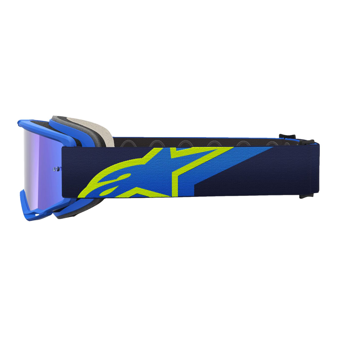 Kros naočale Alpinestars Vision 5 Corp plava/žuta – plava zrcalna leća