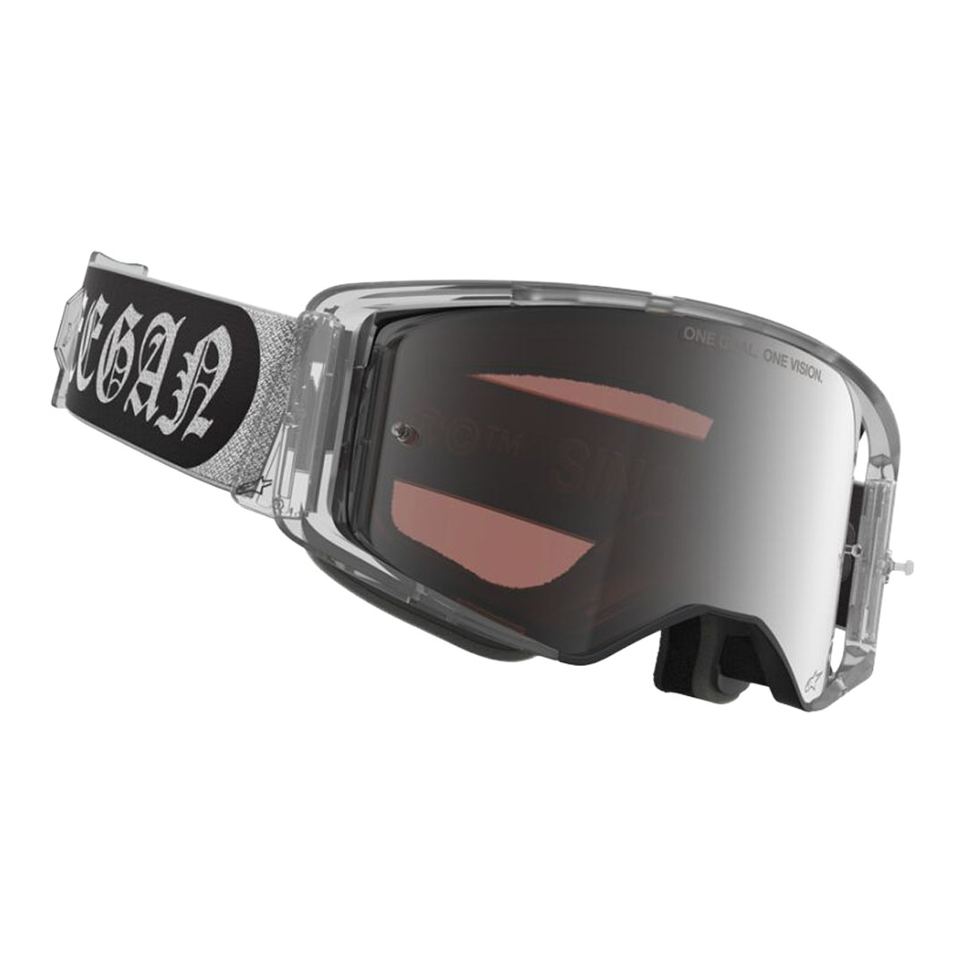 Kros naočale Alpinestars Supertech Haiden Deegan Signature crno/sive – zrcalno srebrne leće