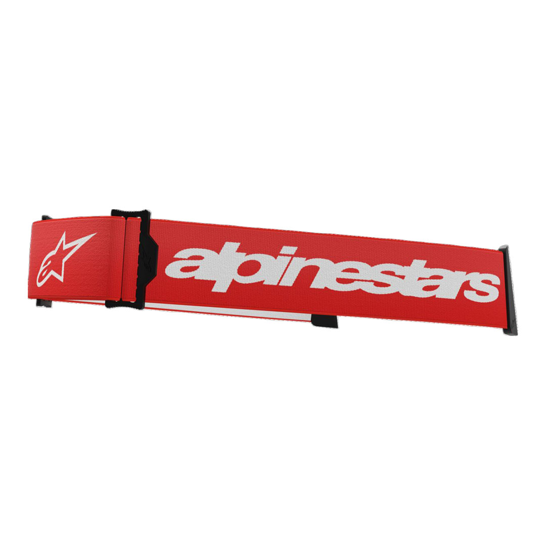 Traka za kros naočale Alpinestars Supertech crveno/bijela