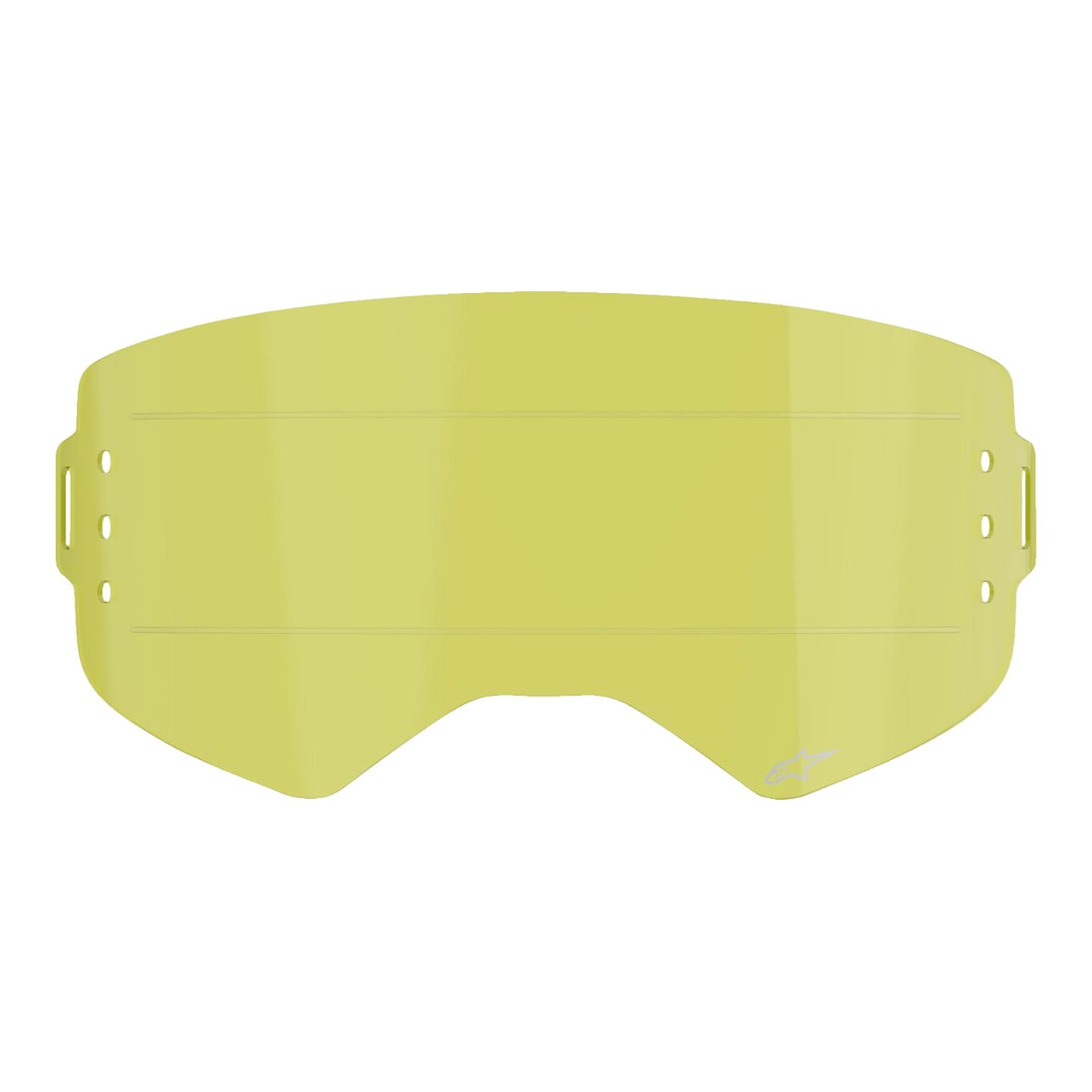 Zamjensko staklo za cross naočale Alpinestars Supertech Wide Vision Roll-Off – žuto