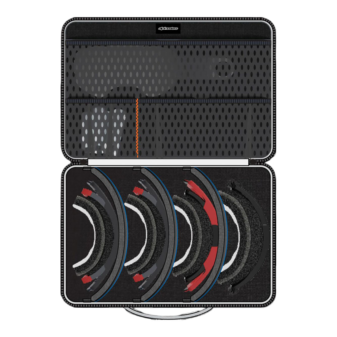 Torba za naočale Alpinestars Goggle Bag crna/crvena