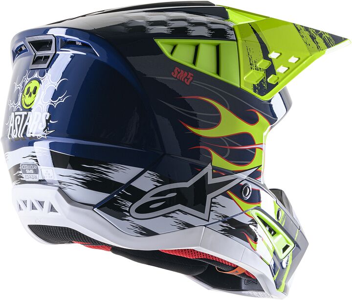 HELMET SM5 RASH NV/YL M