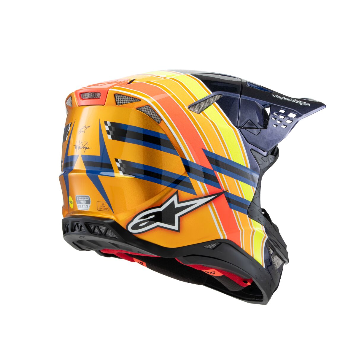 HELMET S-M10 TLD25 BL/OR/YL XS