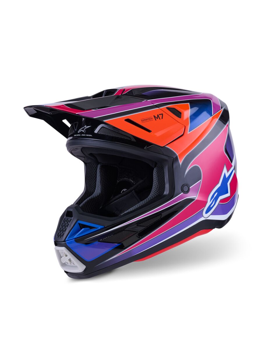 HELMET SM7 FUSE BLU/PU/PINK XS