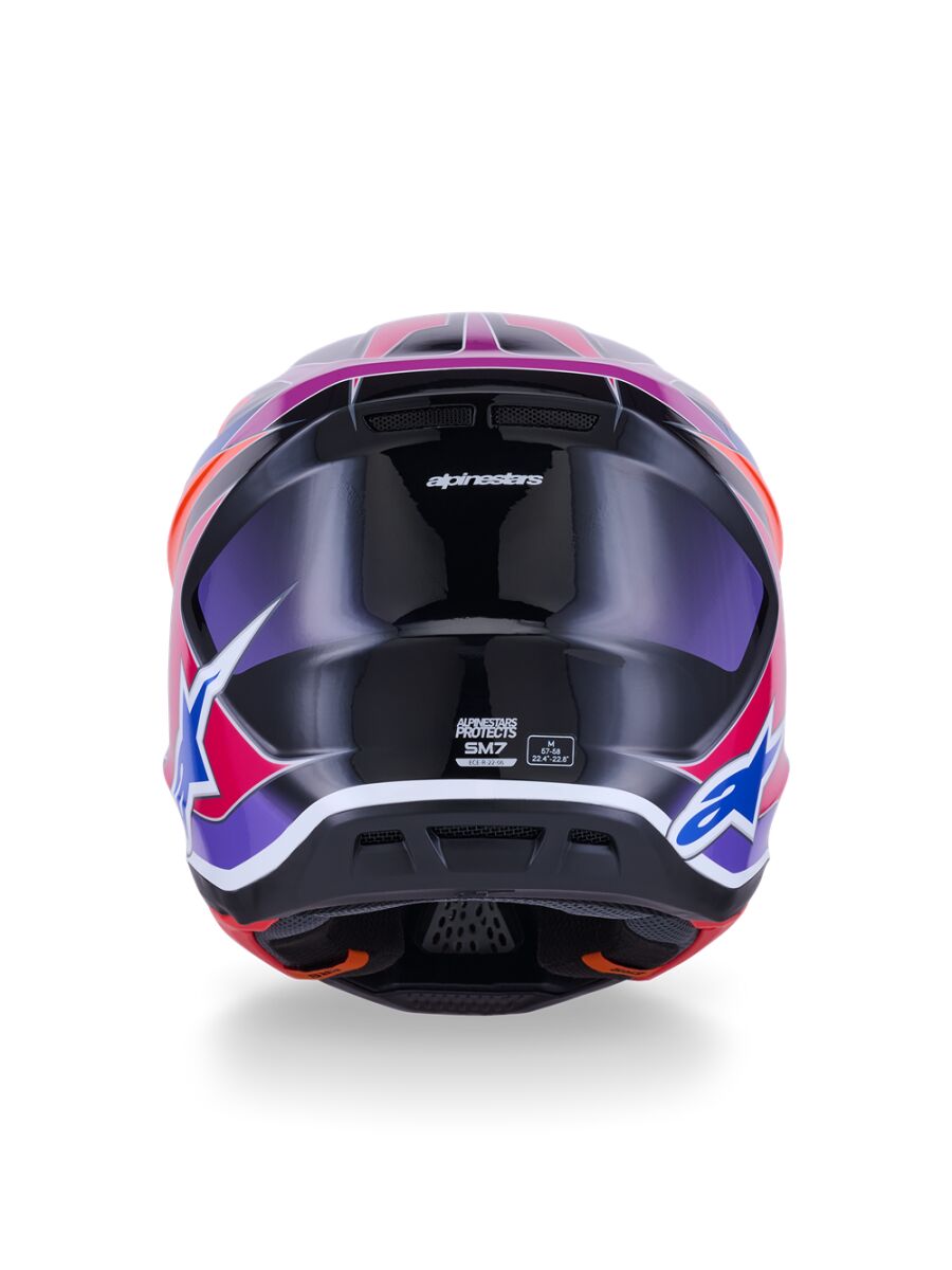 HELMET SM7 FUSE BLU/PU/PINK XS