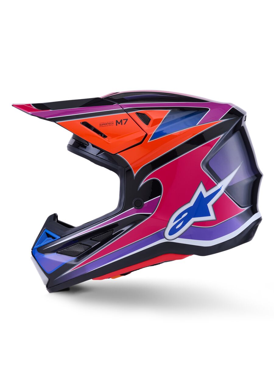 HELMET SM7 FUSE BLU/PU/PINK XS