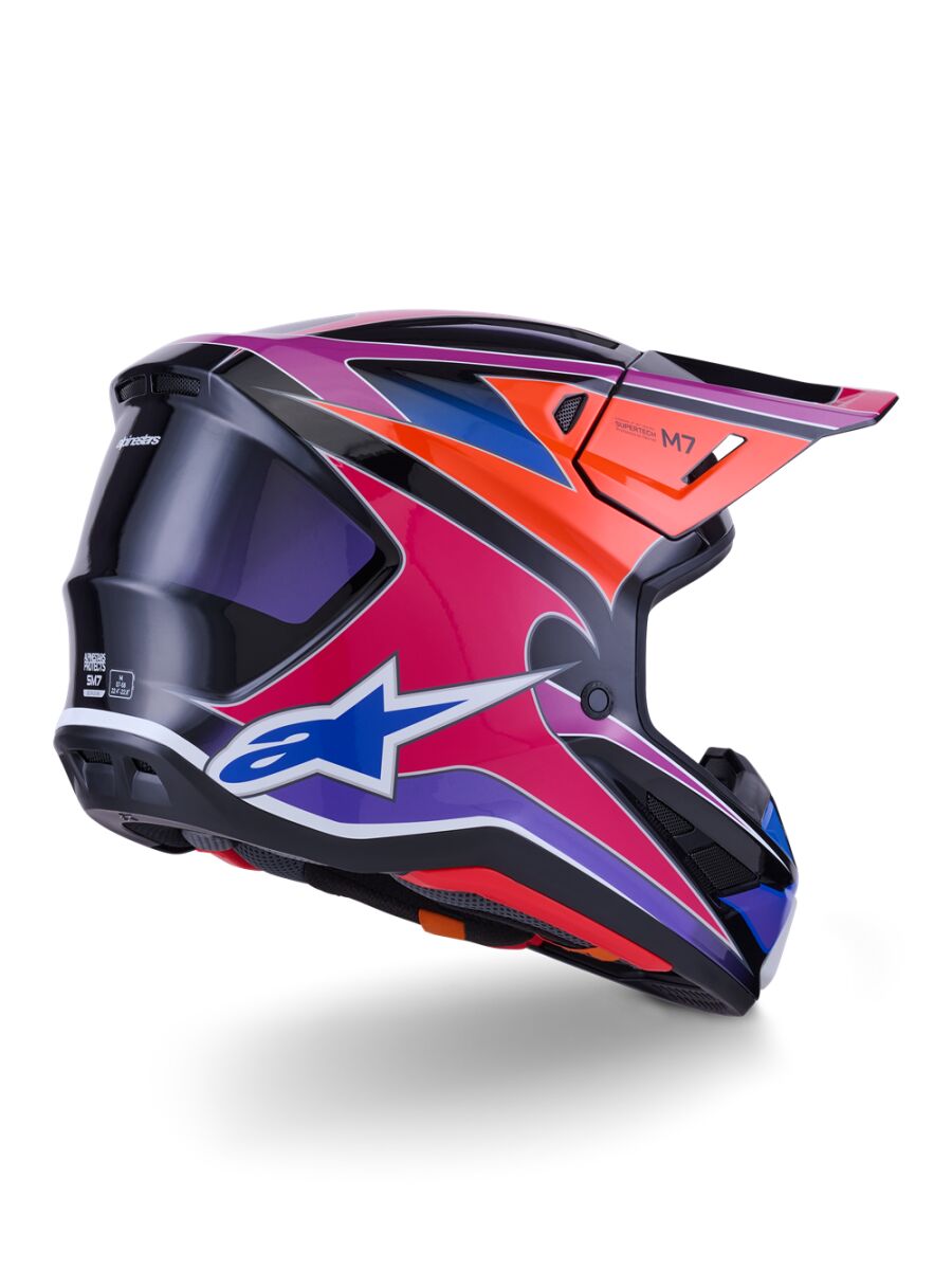 HELMET SM7 FUSE BLU/PU/PINK XS
