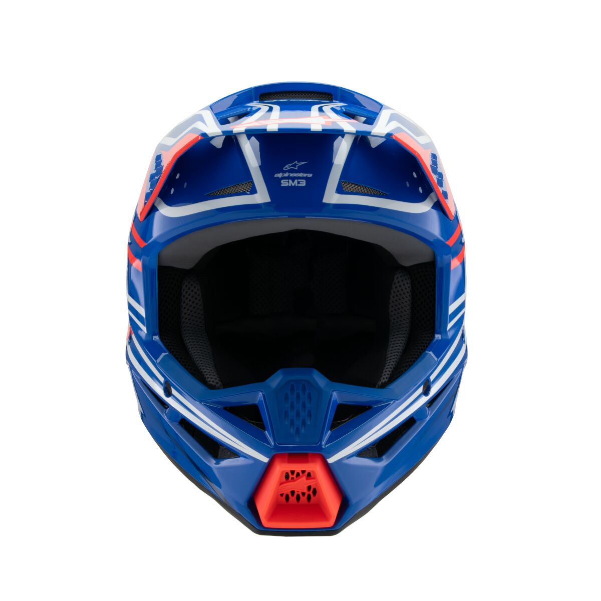 HELMET YTH SM3 WURX BLUE/RED/W