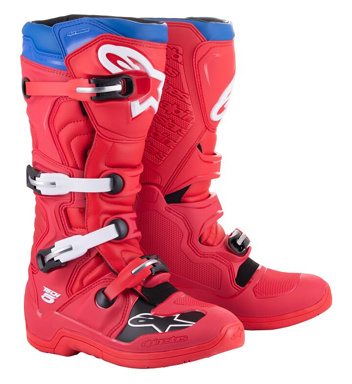 BOOT TECH5 RED/BLUE 7