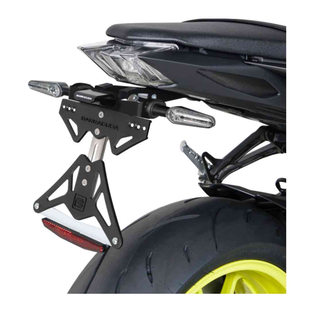 nosač registracije za yamaha mt-09 u crnoj eloksaciji