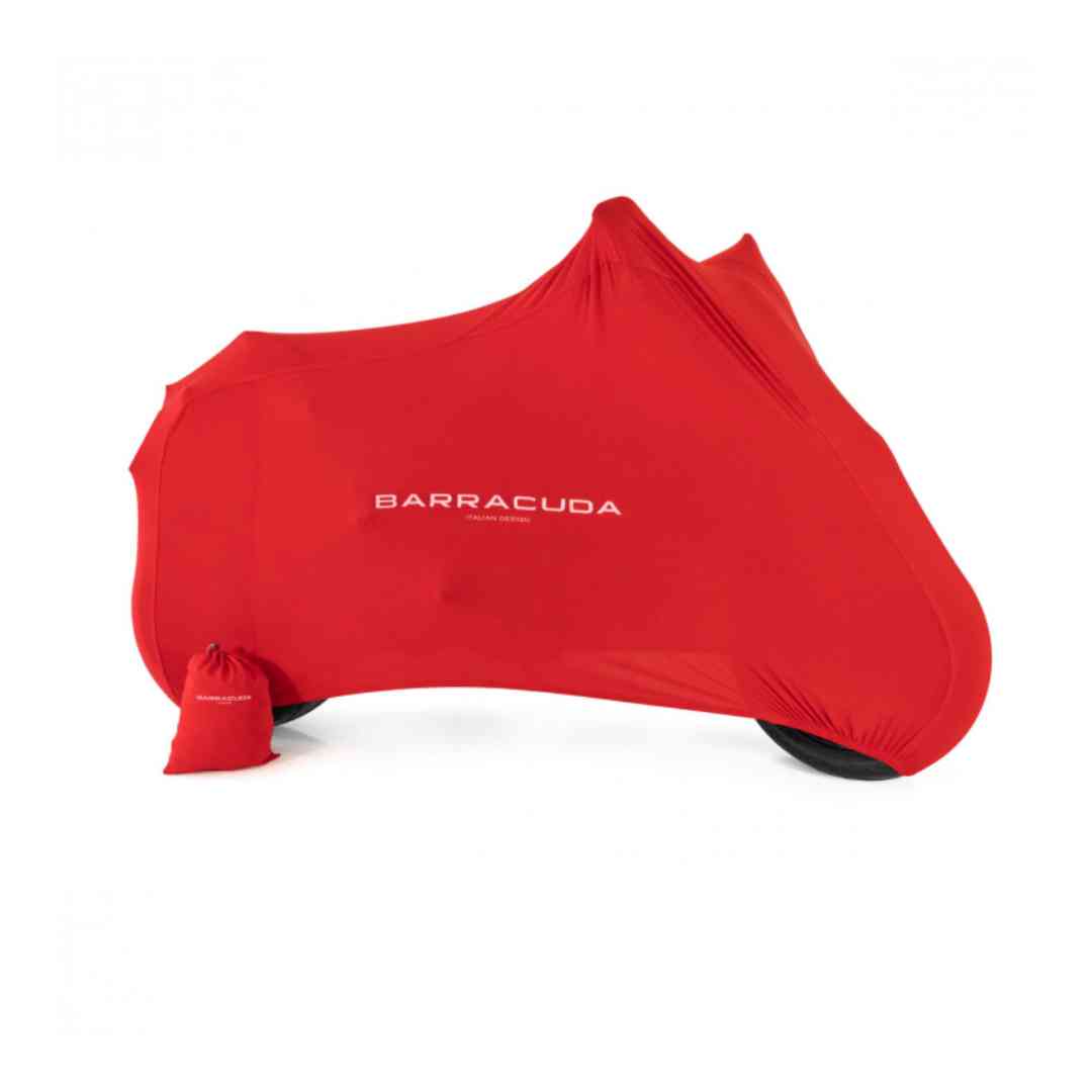 Elastična zaščita za naked motor v garaži