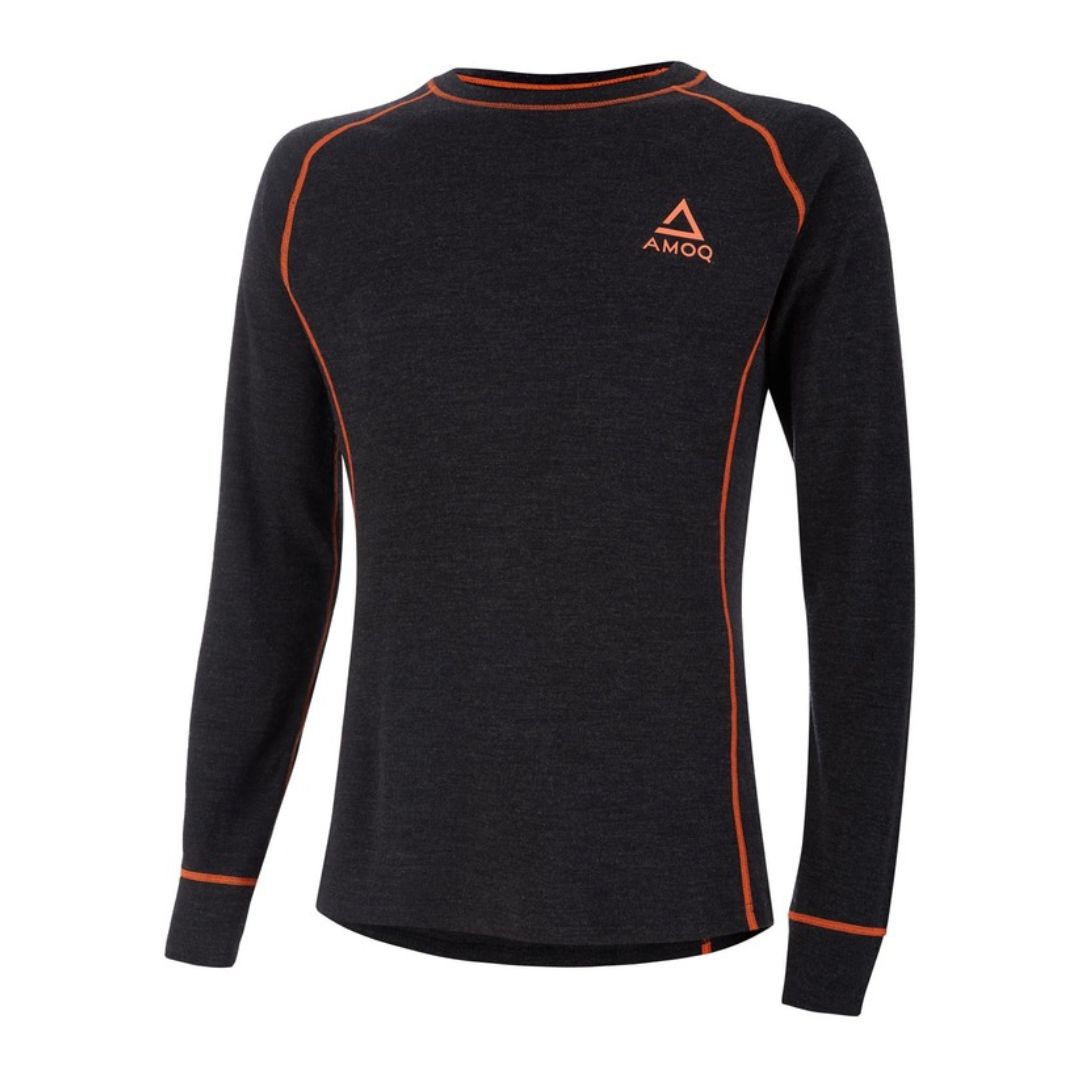 AMOQ 100% Merino motoristična spodnja majica – celoten pogled