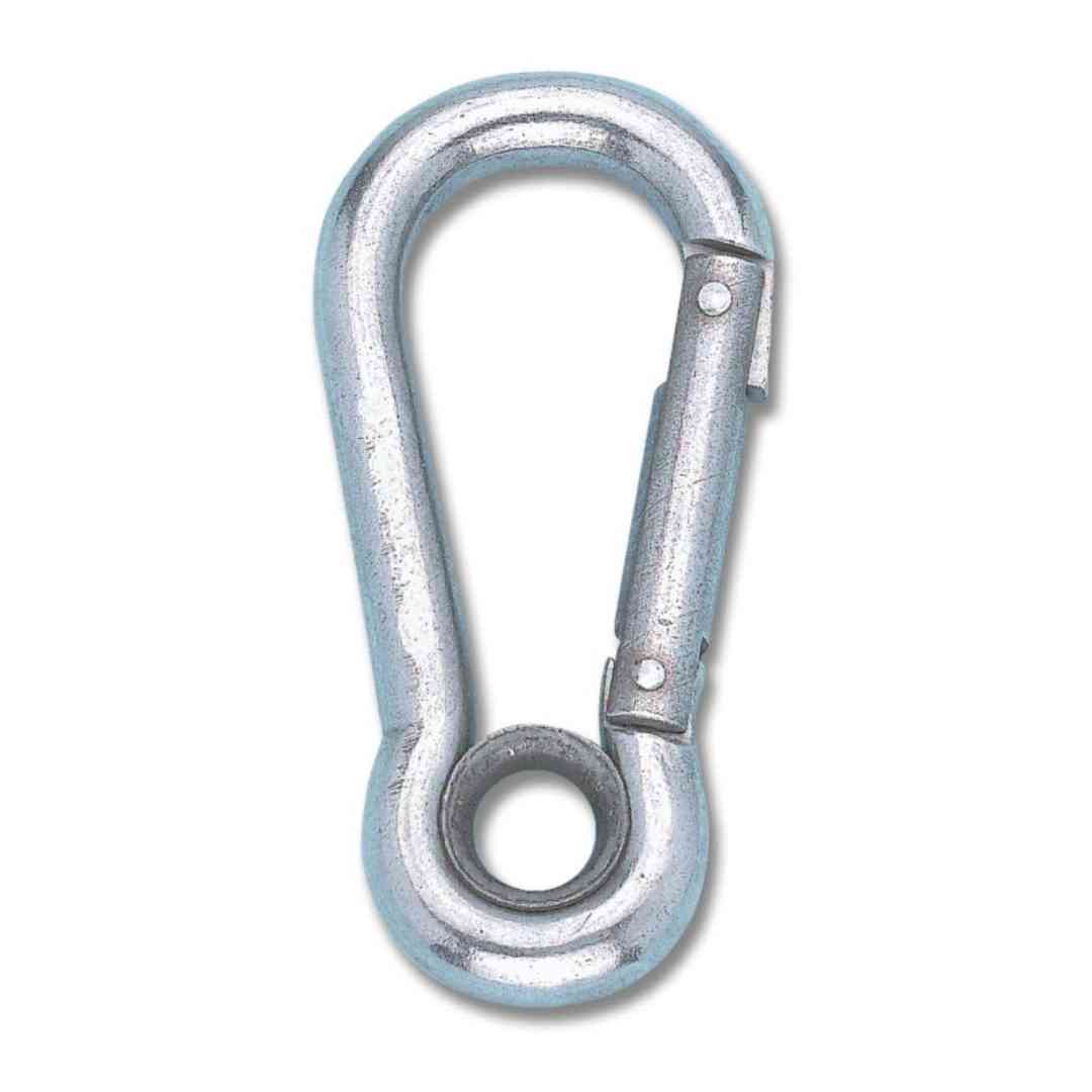 Trem karabin s okcem duljine 100 mm od AISI 316 nehrđajućeg čelika.