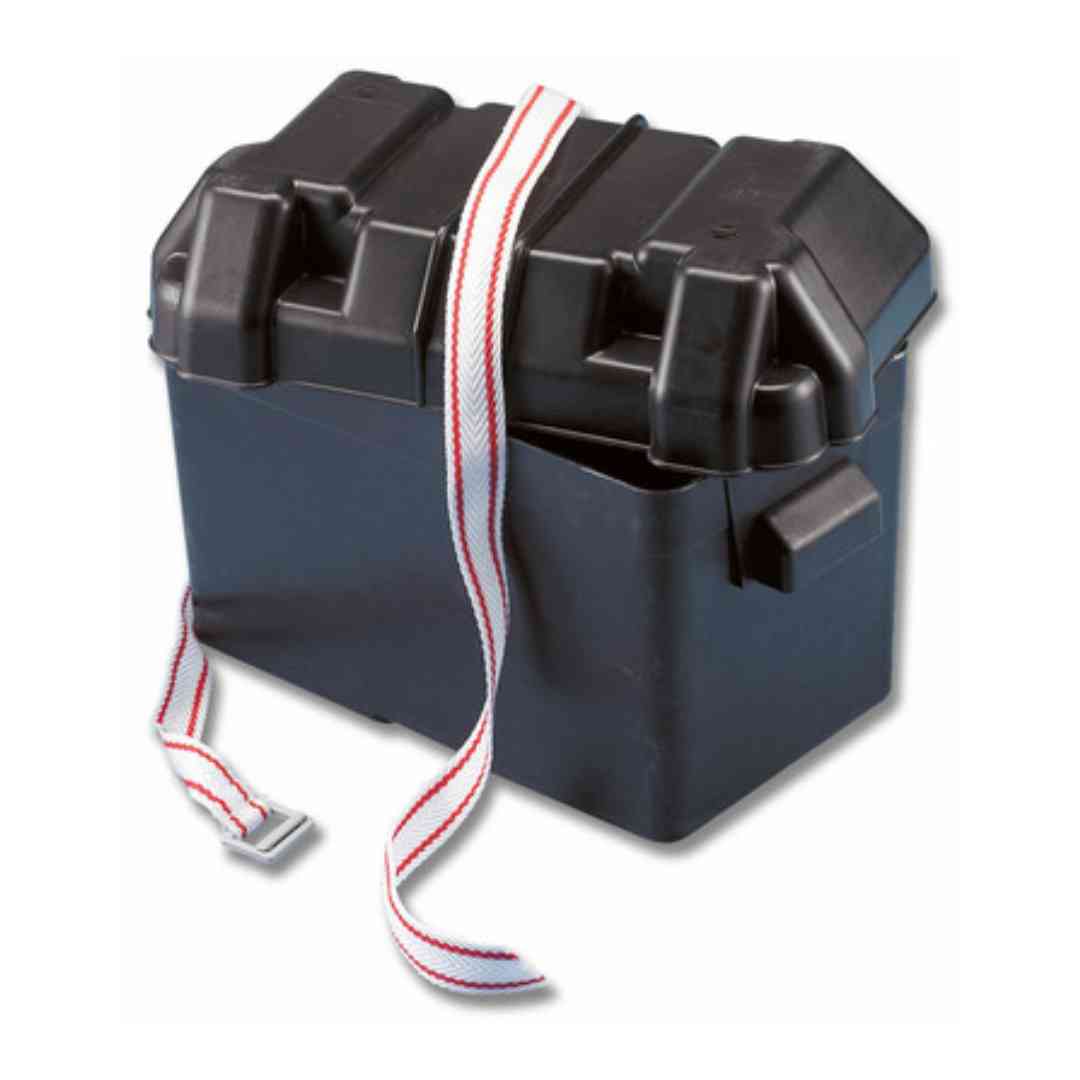 Trem Koala nosilec za baterijo N0143260 iz črnega polipropilena.