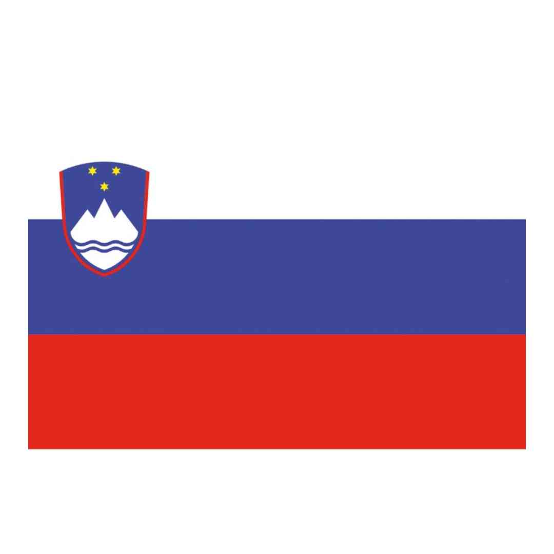 Slovenska zastava Trem iz težkega poliestra.