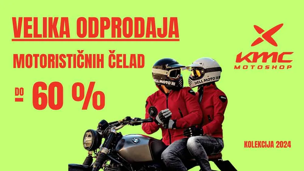 Velika odprodaja čelad